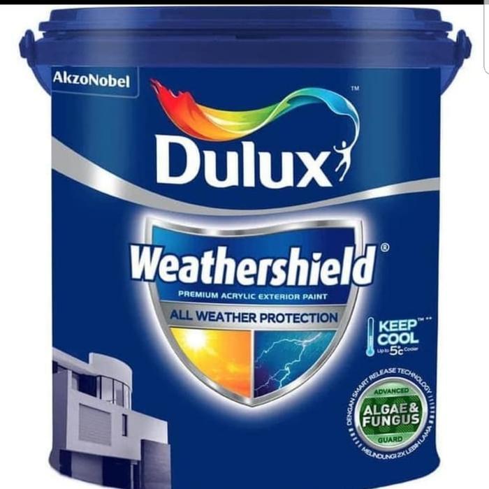 Dulux Weathershield brilliant white pail
