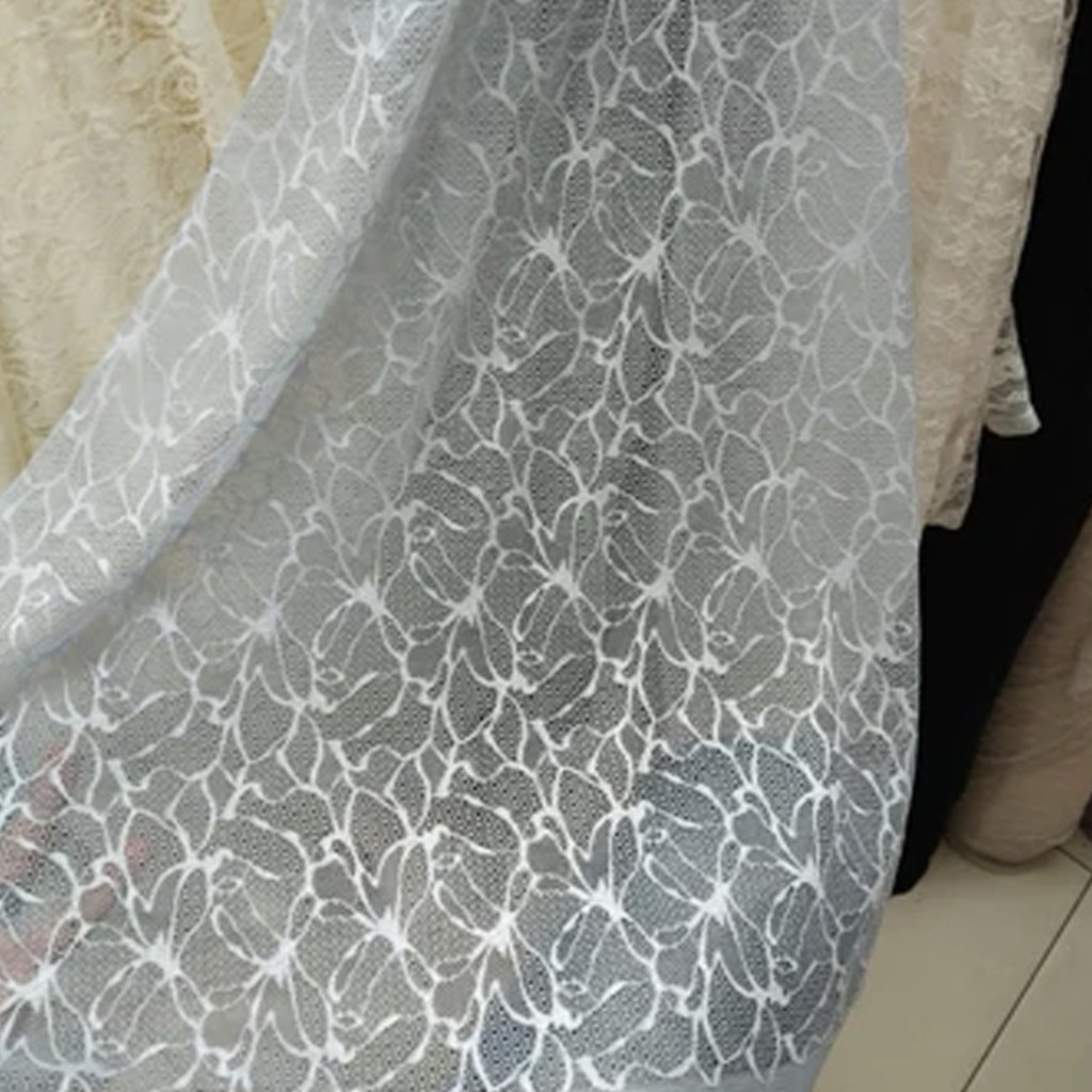 Kain Brokat Tile Stretch Korea Premium