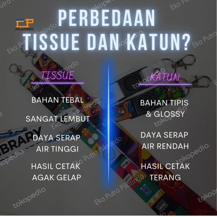 "New" Tali ID Card Lanyard Tissue Custom Premium