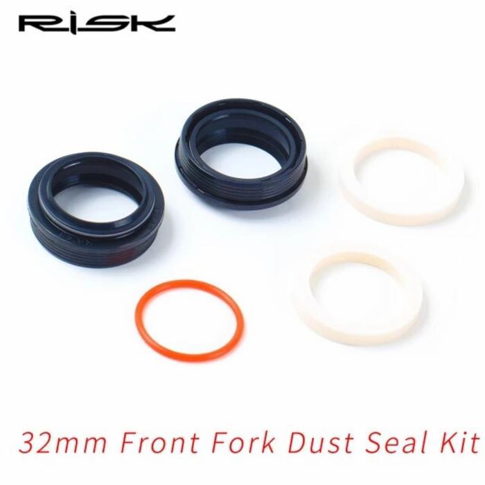 Risk Seal Fork Dust Seal Set 32Mm Seal Kit Suntour Rockshox Fox 32 Mm #Gratisongkir