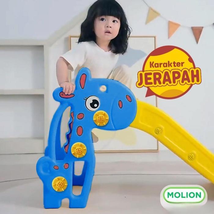 Molion Mainan Perosotan Anak Prosotan Seluncuran Anak M1108 Plastik HDPE Aman Tahan Lama Dilengkapi