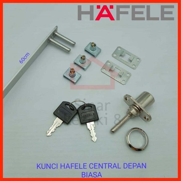 Kunci Laci HAFELE Central Depan Biasa Sentral Central Locking Cylinder .