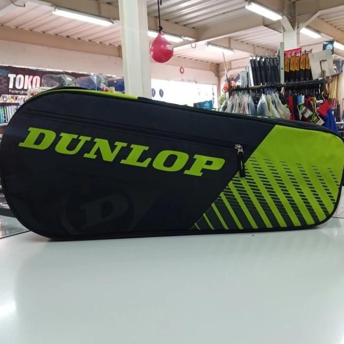 Tas Bag Raket Racket Reket Badminton Bulutangkis Tenis Tennis Squash Dunlop SX Club 2 Resleting