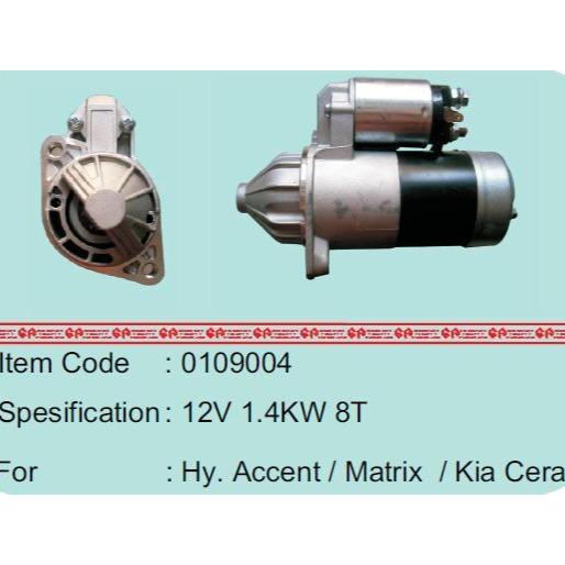 Dinamo Starter Gp Hyundai Accent/Gets 1.3/Matrix 1.6