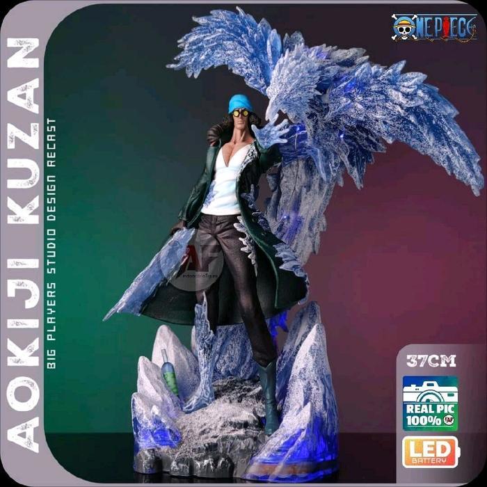 Statue Action Figure One Piece Aokiji Kuzan Big Players Perfect Grade recast LED