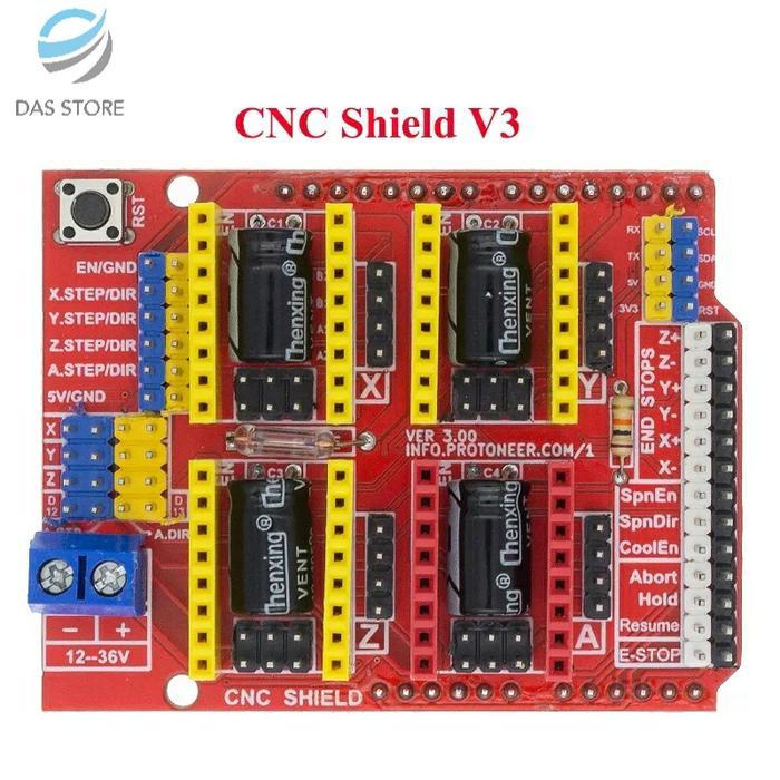 CNC shield V3 engraving machine 4 axis bisa untuk arduino uno