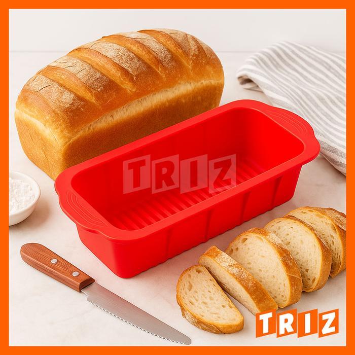 Chefmade - Cetakan Kue Cake Puding Silikon Pound Cake Roti Tawar Loaf Bread