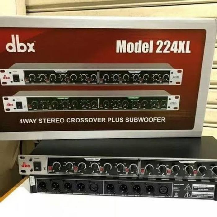 Crossover Dbx 224Xl 4 Way + Subwoofer Grade A Mixer Amplifier Pasti Ori