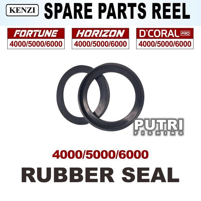 SPAREPART REEL KENZI FORTUNE HORIZON D’CORAL PRO 4000 5000 6000 - Part Reel 18. Rubber Seal Ukuran 5