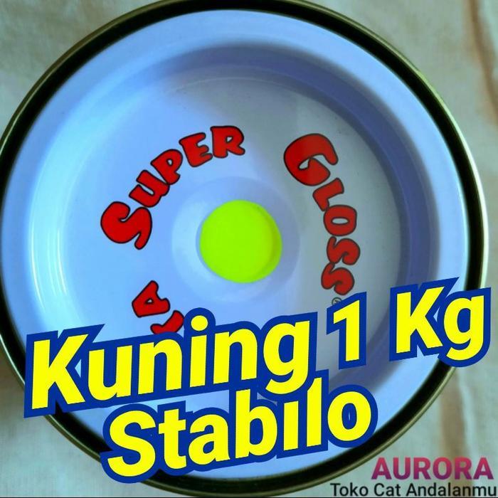 Cat Kuning Stabilo 1Kilo Penta Super Gloss Floresen Skotlet Nyala Terang Fluorecent Scotlet 1 Kg