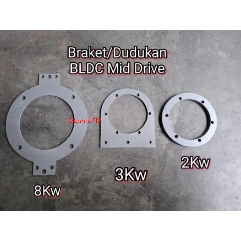 Breket dinamo BLDC mid drive motor listrik Bracket 2Kw 3Kw 8Kw