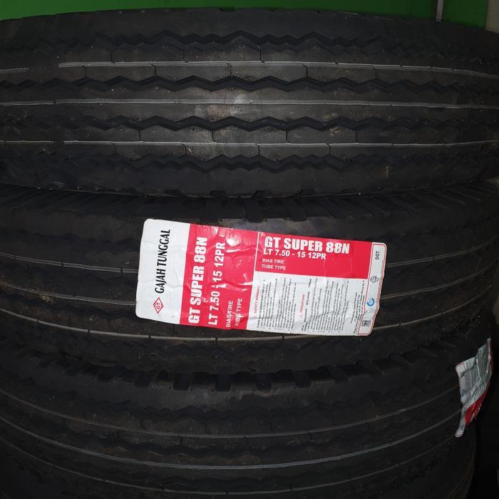 Ban Luar Truk Engkel 750-15 750*15 750 15 Merk Gajah Tunggal GT