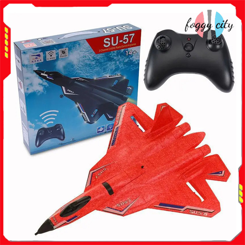 Su 57 Rc Plane Remote Control Aircraft Fighter Fixed Wing Epp Foam