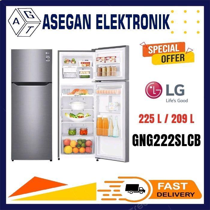 LG GN-G222SLCB KULKAS 2 PINTU GNG222SLCB GN-G222 GNG222 222SLCB