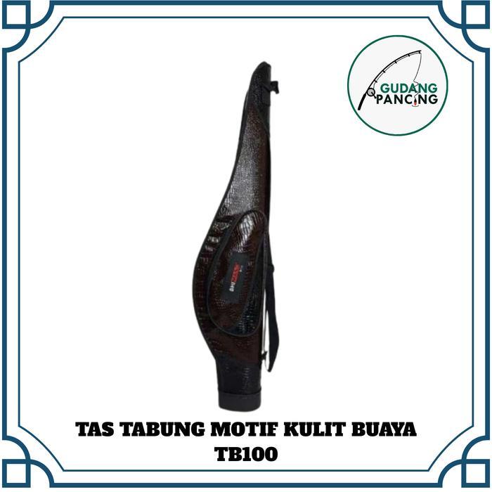 Tas Pancing Tabung Tb100 Bermotif Kulit Buaya 100Cm