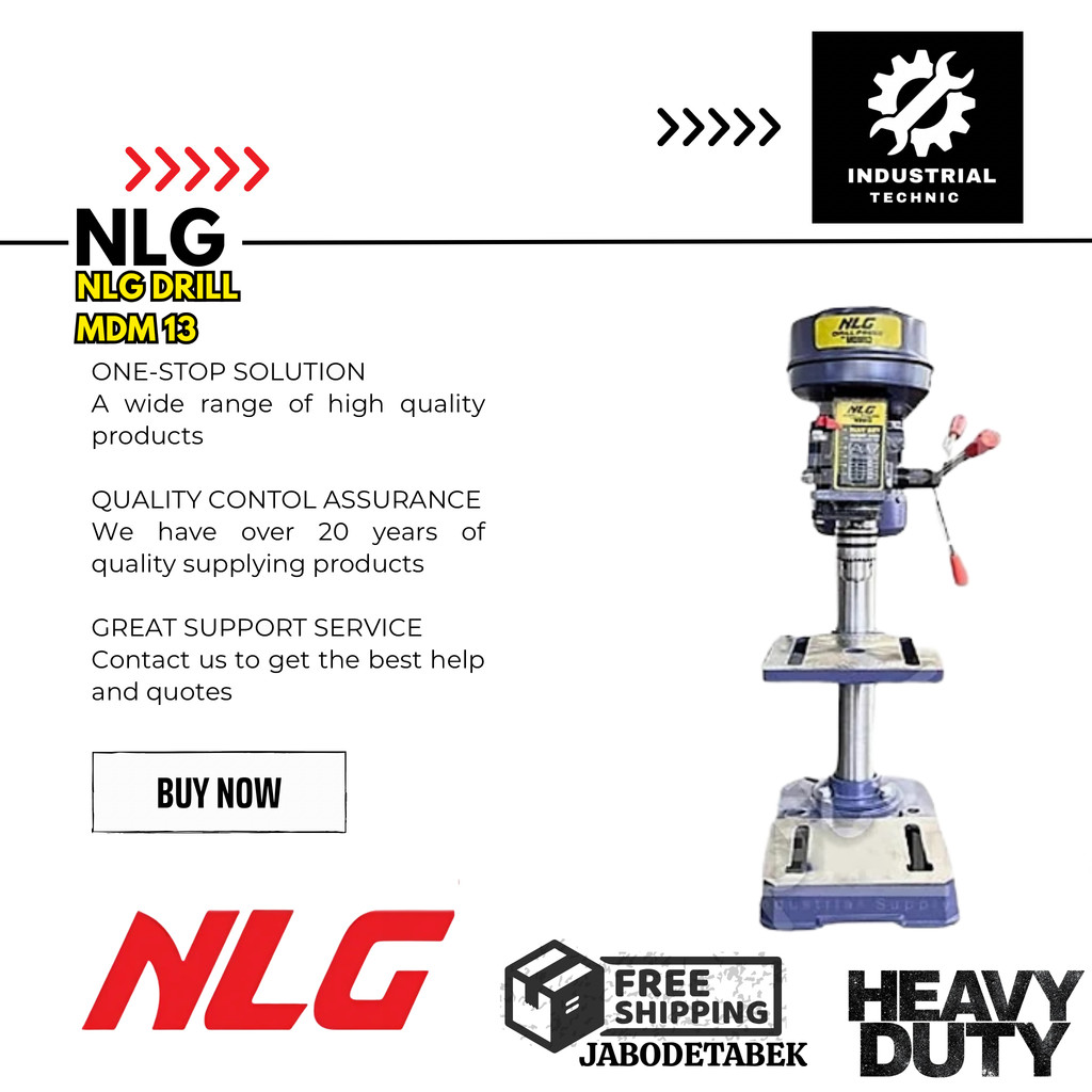 NLG DRILL MDM 13 / BOR DUDUK ELEKTRIK / 250 WATT DRILL PRESS / ELECTRIC DRILL