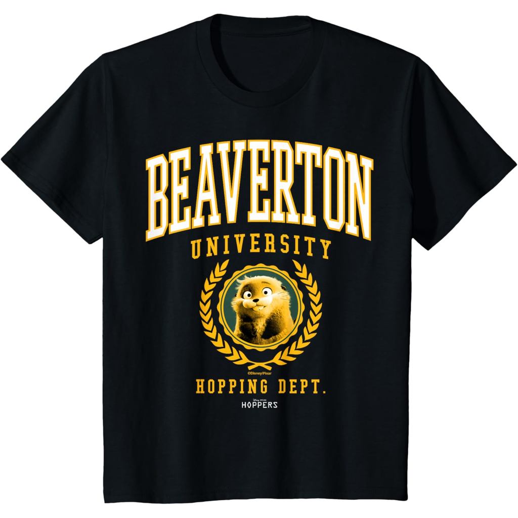 Renia - Baju Kaos Anak dan Dewasa 24s Disney Pixar Hoppers Beaverton University Vintage Varsity T-Sh