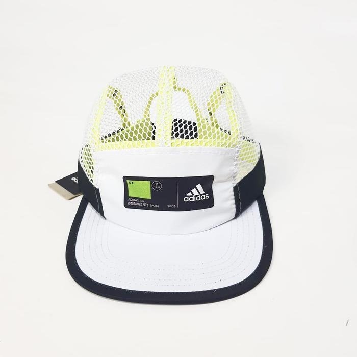 Topi Adidas 5 Five Panel Power White Like New/ Topi Sport Pria Wanita/Topin Newsball #Gratisongkir