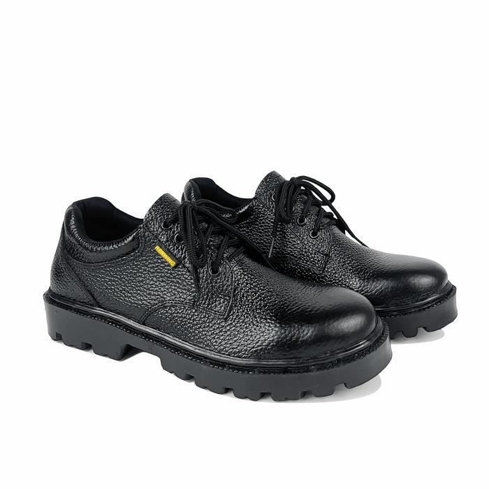 Rexwing - Sepatu Safety Pendek Kulit Sapi Asli Sepatu Safety Pria Sepatu Kerja Outdoor Shoes Low