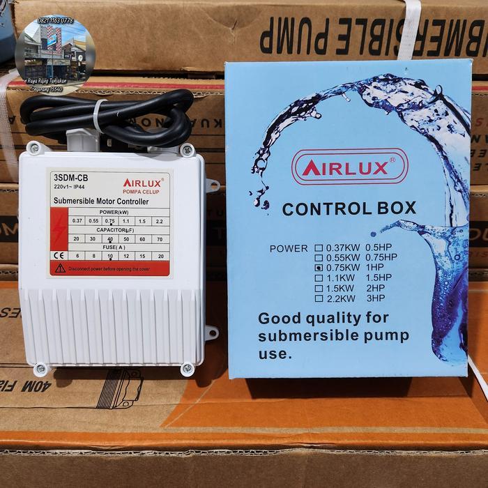 CONTROL BOX POMPA SATELIT 1 HP 0.75 KW AIRLUX BESTSELLER