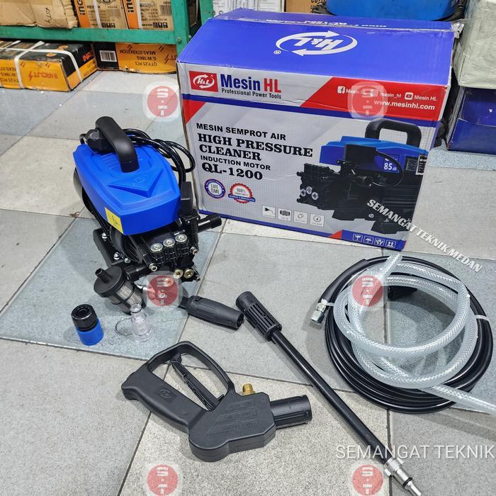 QL-1200 MESIN STEAM CUCI MOBIL MOTOR JET CLEANER AC H&L QL - 1200
