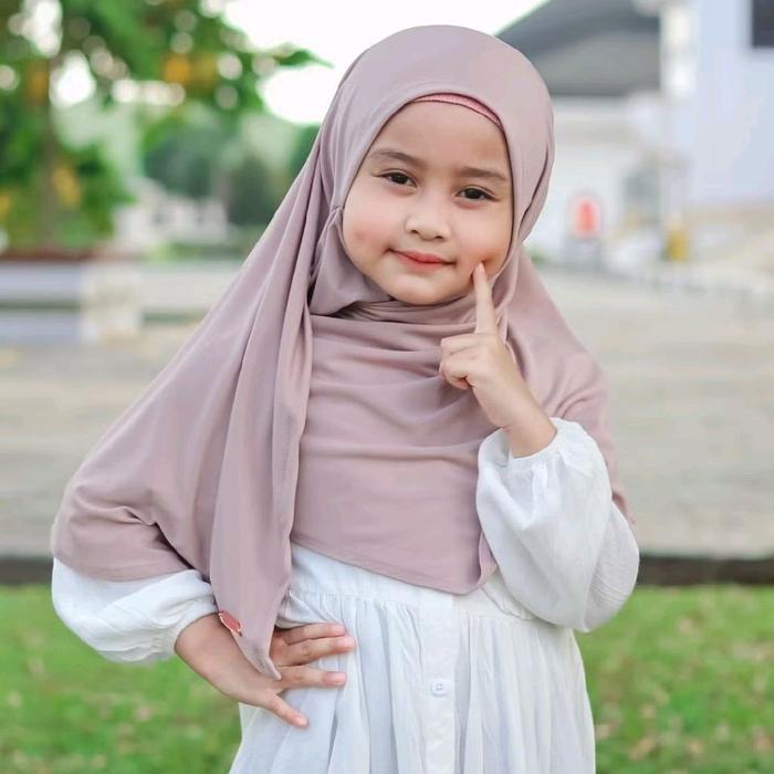 Pashmina Instan Anak Jersey PremiumKerudung Pashtan AnakPashmina Instan Anak Usia 2-10 Tahun Redy