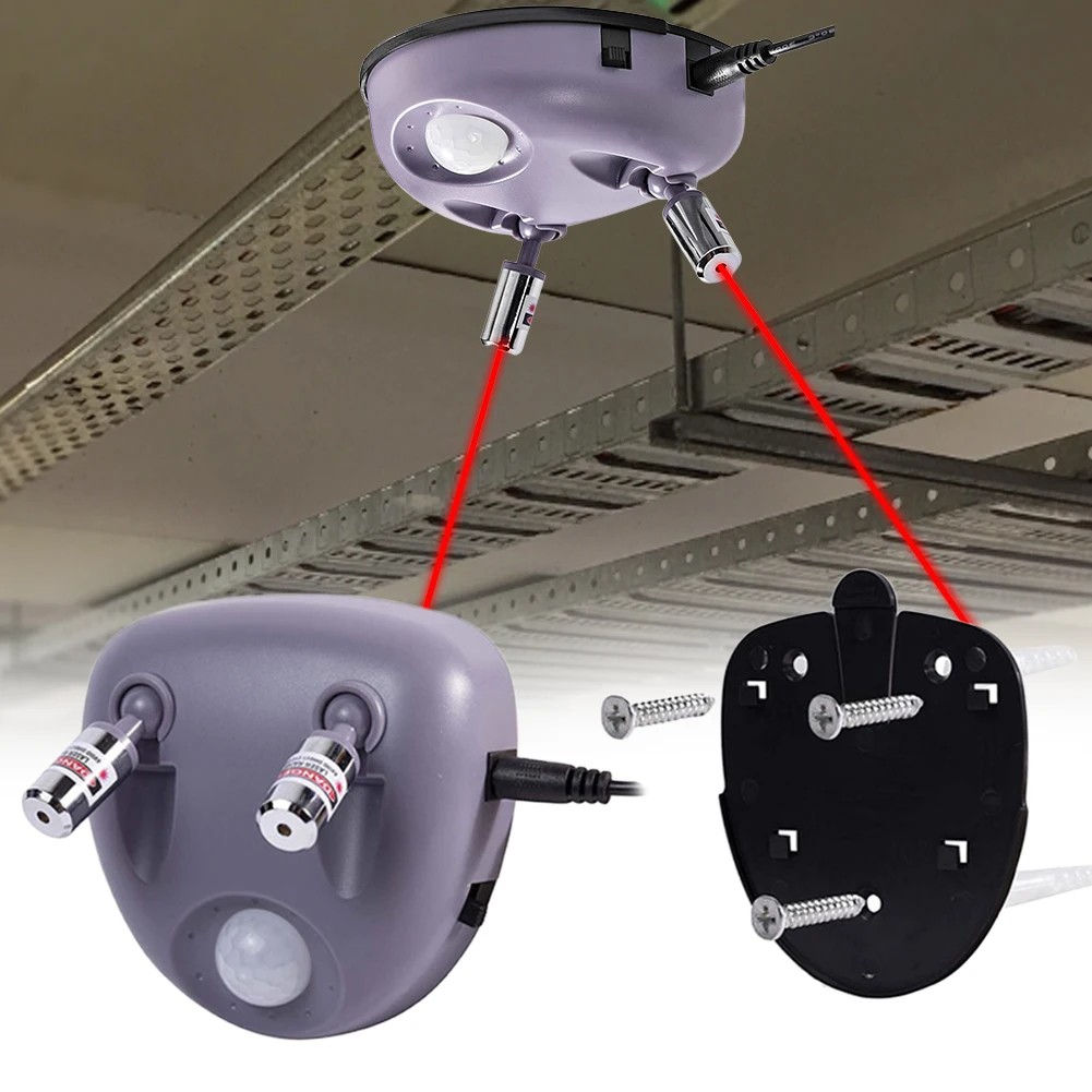 Car Laser Garage Parking Sensor 110-220V Laser Parking Assistant Infrared Sensor Dual End Assist Aid