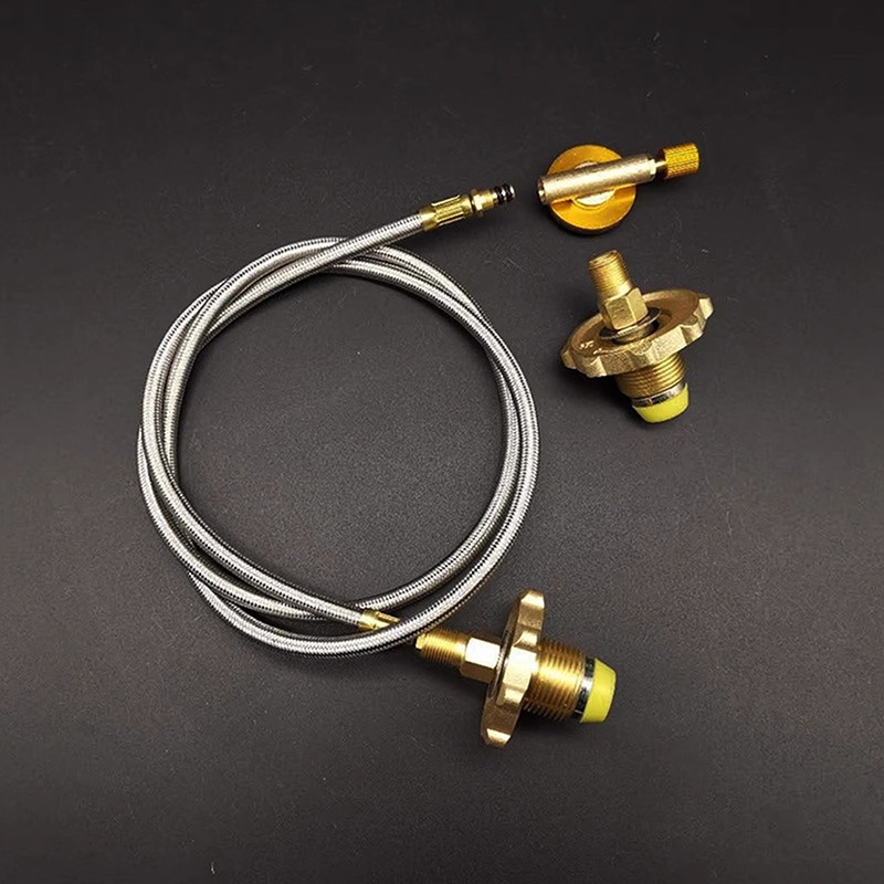 Stove to LPG Adapter Connector Camping Gas Stove Converter Furnace Conversion Head