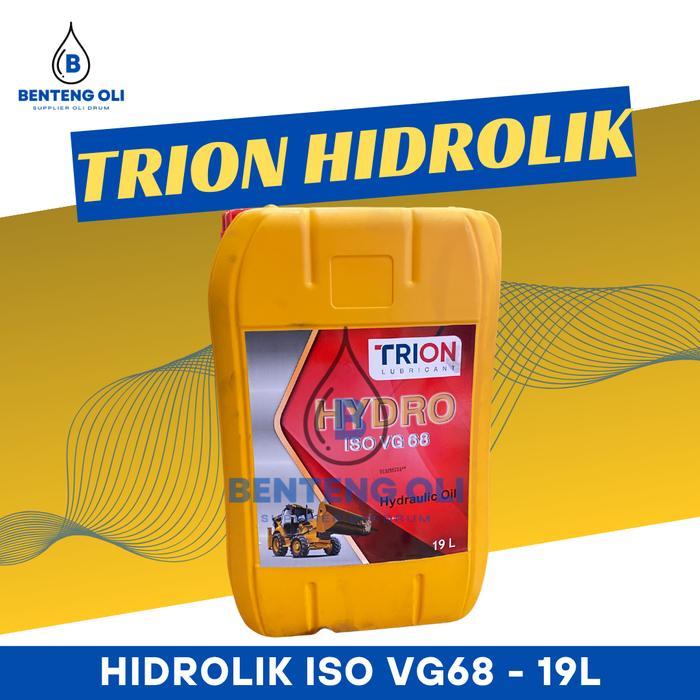 Terbaru Trion Oli Hidrolik Iso Vg 68 19 Liter Untuk Semua Jenis Mesin Hidrolik