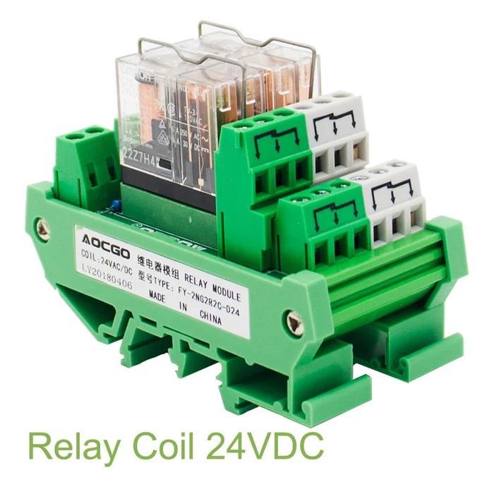 TERMINAL RELAY DPDT 2 CHANNEL OMRON TERBATAS