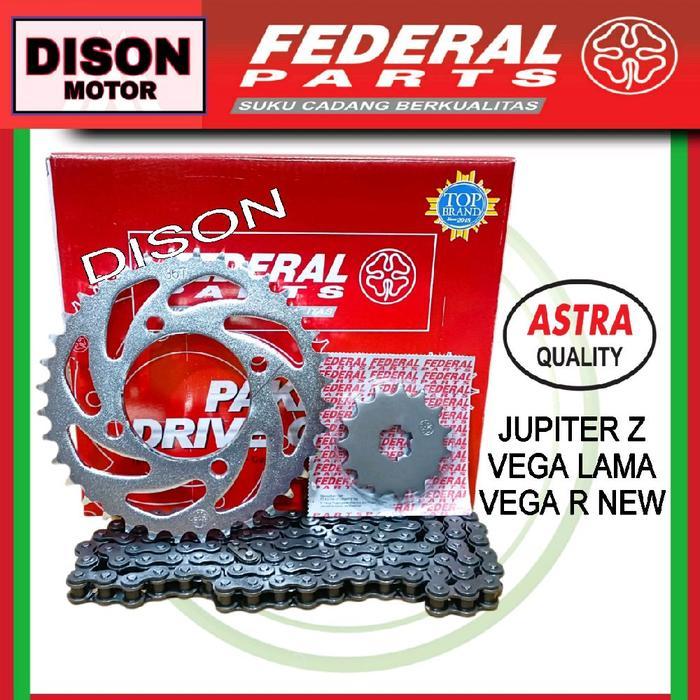 Gir set federal Jupiter Z Vega lama Vega R new original gear set girset federal Rantai