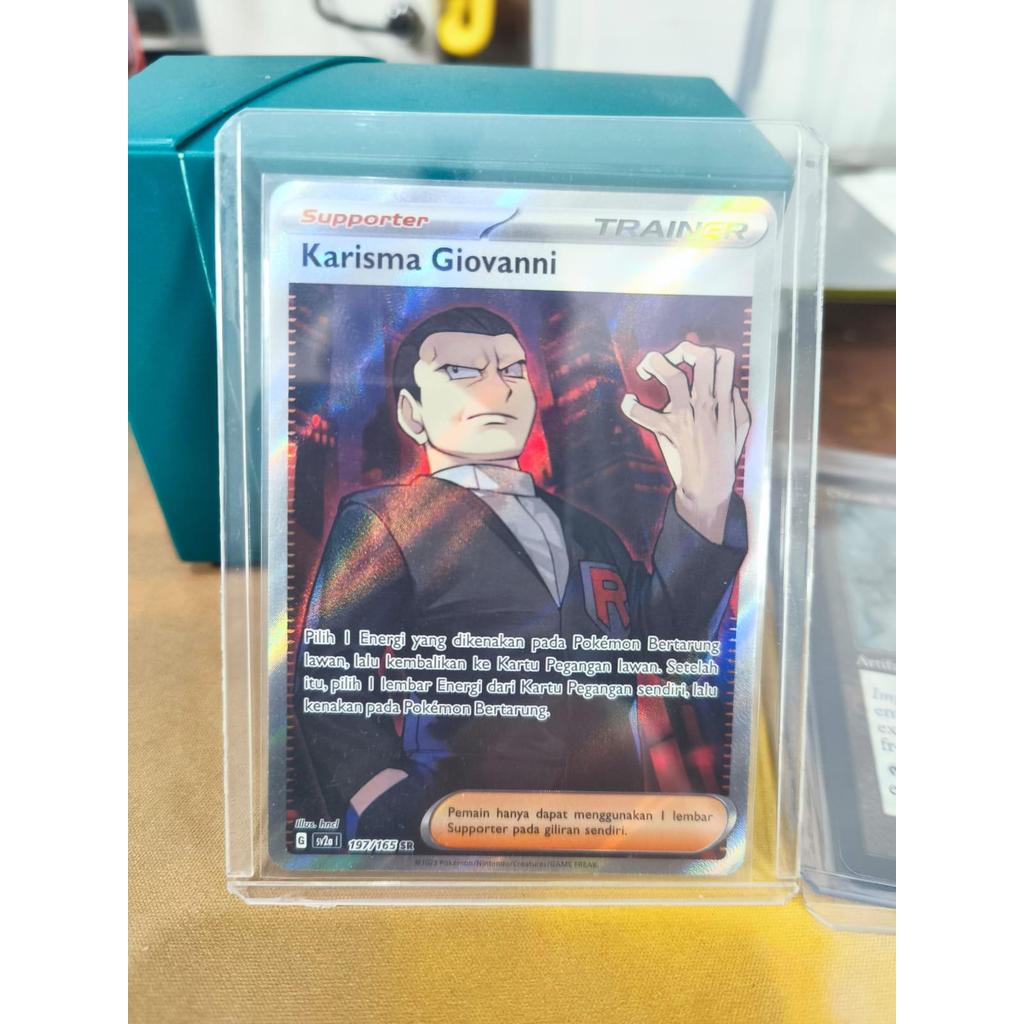 Karisma Giovanni SR Pokemon Game Kartu Koleksi Indonesia TCG Trading Card Game