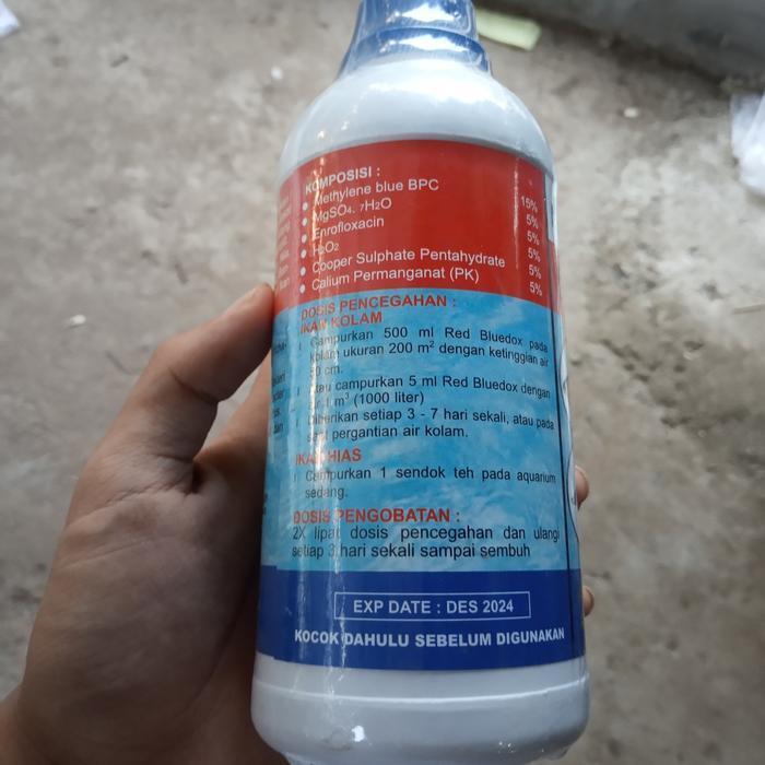 Obat Ikan Red Bluedox Anti Parasite Jamur Obat Lele Dll #Gratisongkir
