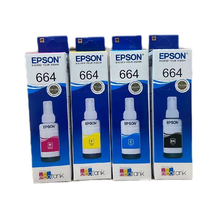 Tinta Epson 664 Original Printer L100.L200.L300.L360.L1300 1set