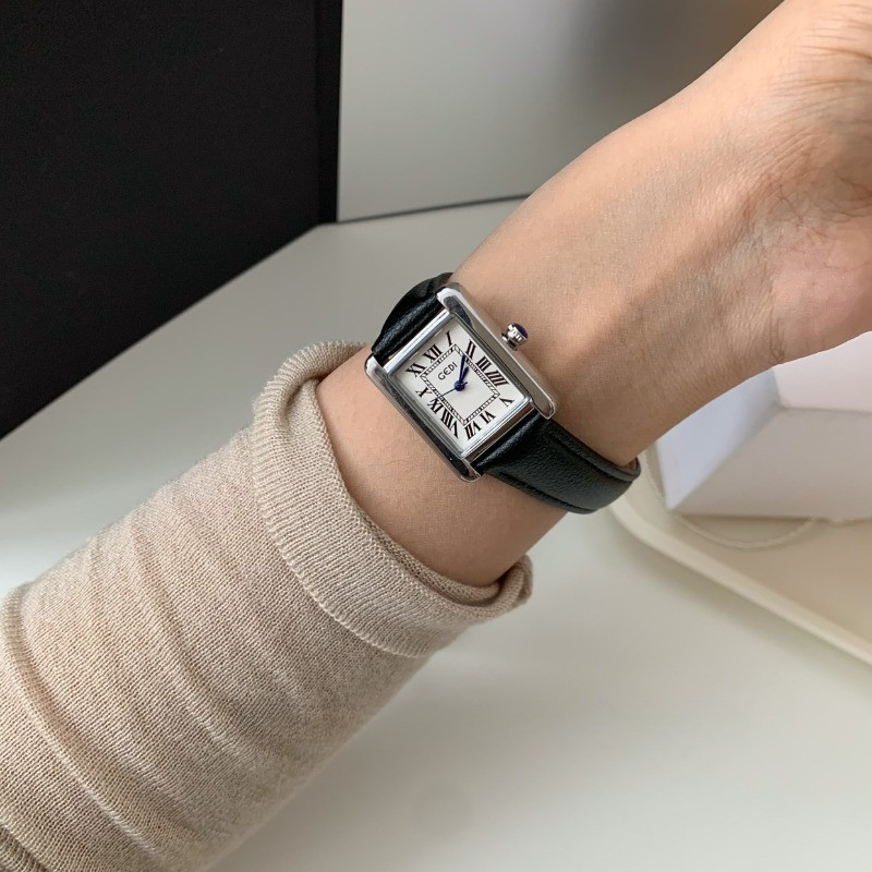 Stylish Simple Women's Watch Exquisite Roman Numeral Quartz Watch Luxury Clock Gift Women's Watch