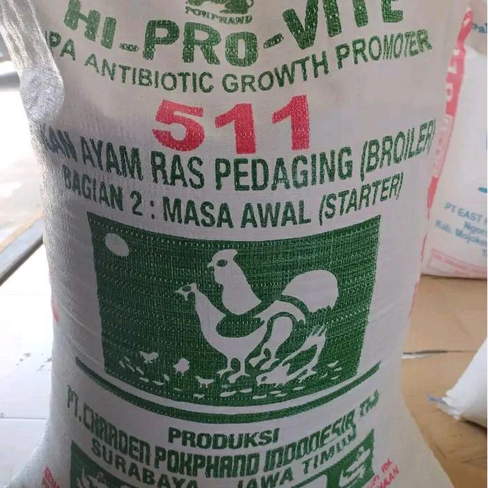 Pakan Ayam 511 CP511B Makanan Ayam Pur Ayam 511 Eceran