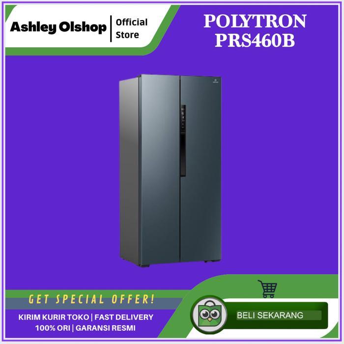 KULKAS SIDE BY SIDE PLYTRON PROMO MURAH | PRS460B | PRS 460 B | PRS460
