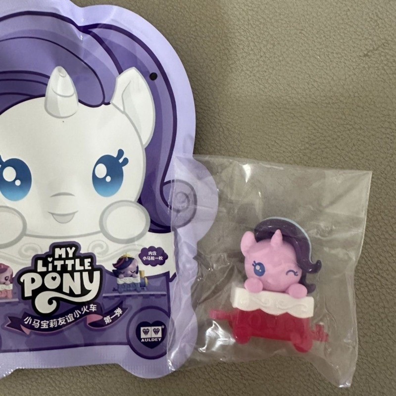 Auldey Anime My Little Pony Action Figures Princess Celestia Train Grain Blind Box Toy Collection