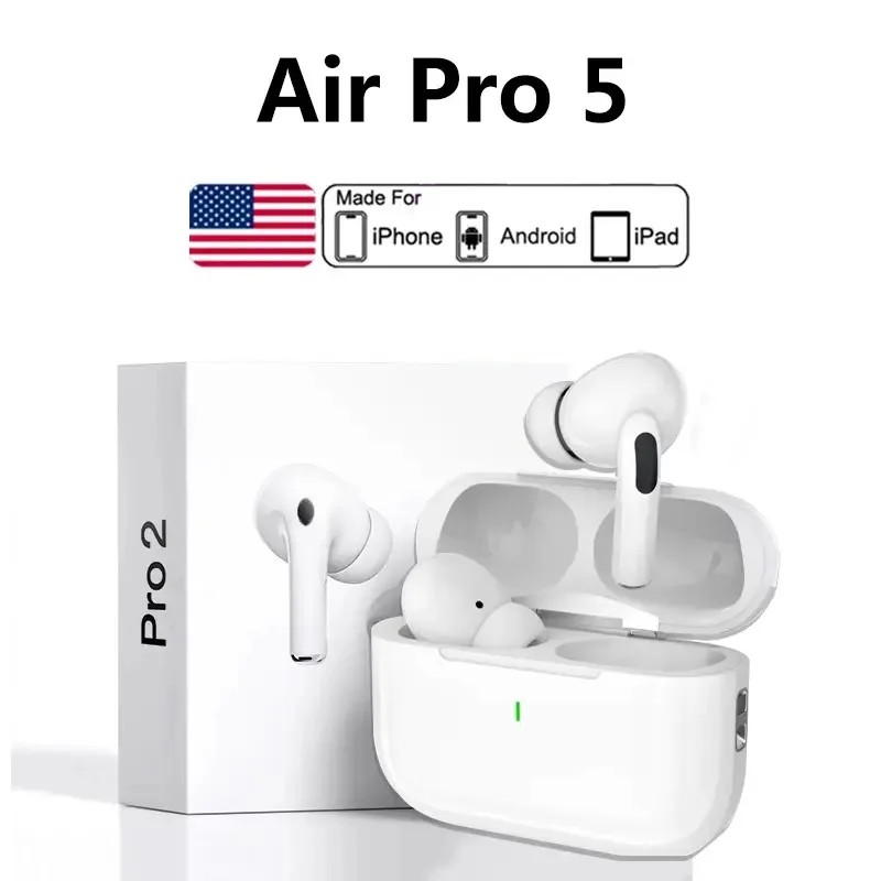 For Original AirPods Pro5 pro 5C-type Wireless Headphone Bluetooth Earphone e In Ear Tws