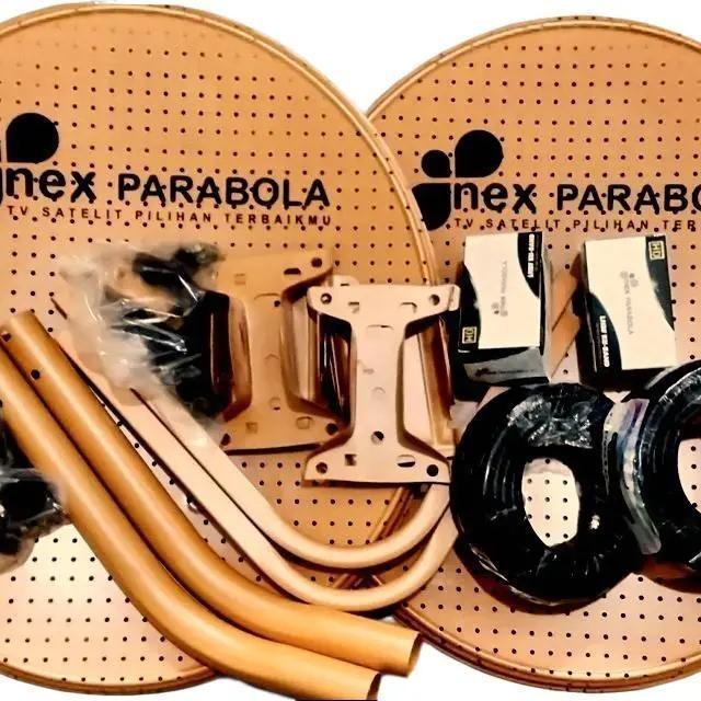 Dish Offset 45cm NexParabola 2 set lengkap LNB & Kabel