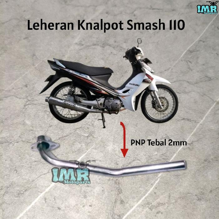 Leheran Knalpot Smash 110 Pengganti Ori yang Sudah Rusak Motorcycle