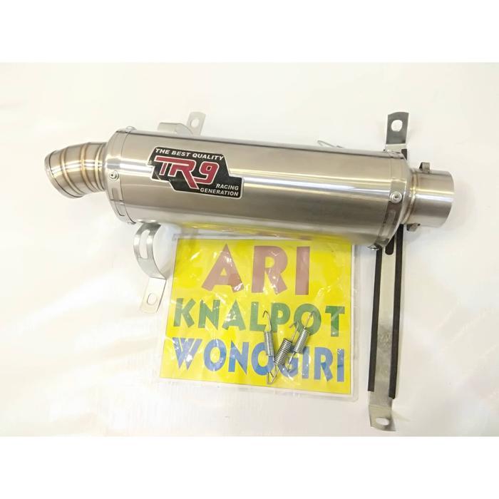 FREE ONGKIR SILENCER KNALPOT R9 OVAL KNALPOT R9 TABUNG R9 SAJA SILENCER SAJA BISA COD
