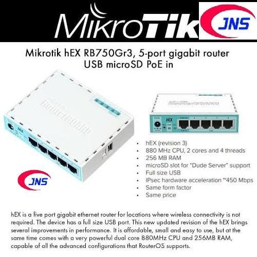 Terbaru Mikrotik Rb750Gr3 ( Hex )