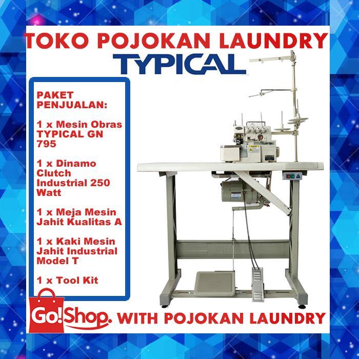 Mesin Obras Benang 5 Merek Typical (Gn 795)