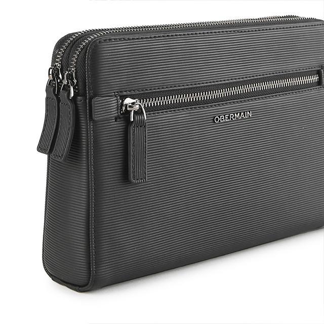 PROMO Obermain Clutch Pria ALOHA CLUTCH - L Black OBC1035BK