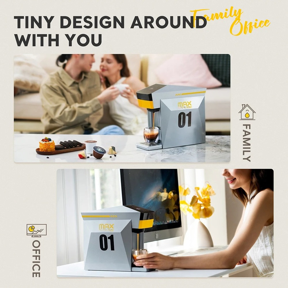 4-in-1 coffee machine 19Bar multi capsule espresso machine Pod coffee machine Dolce Nexpresso k-cup