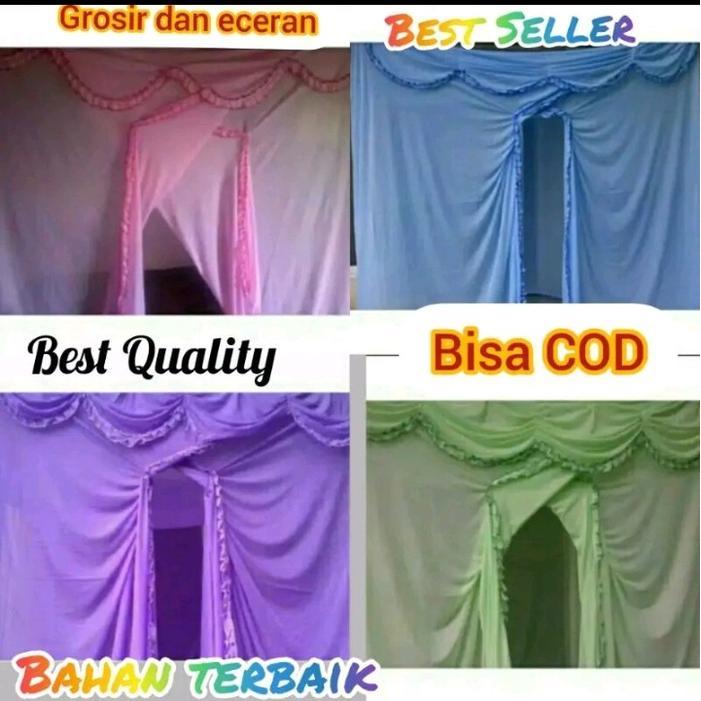 Kelambu Kotak Polos Premium Jumbo