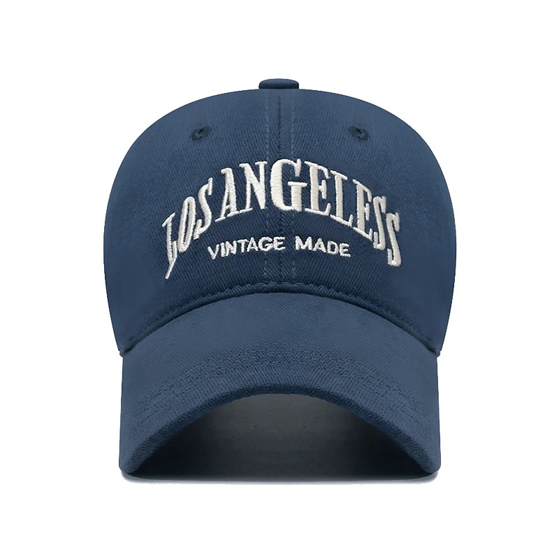 Lettering Embroidery Cotton Hard Top Adjustable Soft Top Baseball Cap Sun Hat Trucker Caps Dad Hats