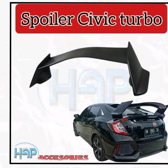 Spoiler Civic Turbo Type-R - Spoiler Mobil Civic Turbo Hatchback High Quality