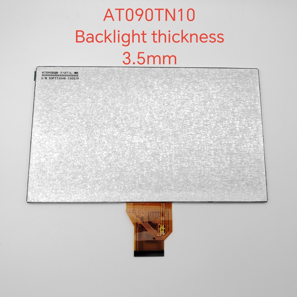 9-inch TTL 50PIN resolution 800480 compatible AT090TN10 backlight Thickness 3.5mm Cable length 45mm